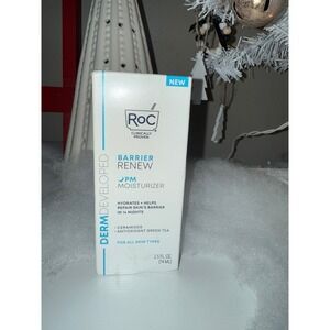 RoC Barrier Renew PM Moisturizer Clinically Proven Hydrates Repairs Skin Barrier